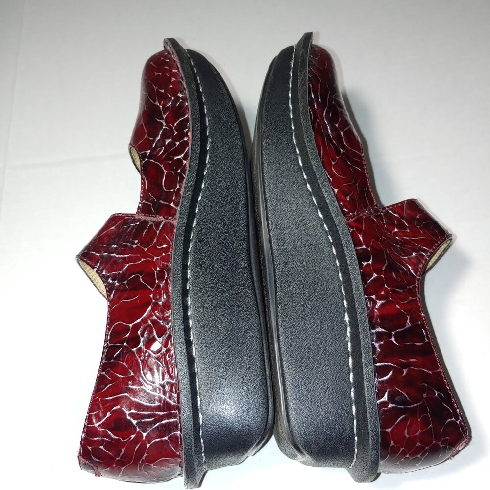 Alegria Paloma Mary Jane Comfort Shoes Red Wine Color Size 6 - Picture 6 of 8